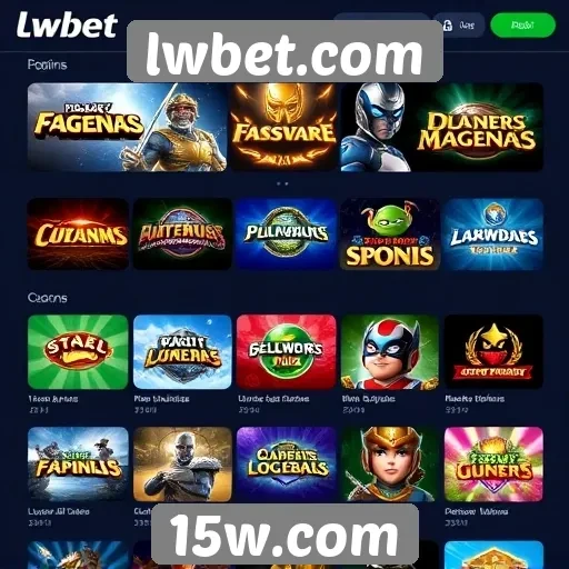 Análise da variedade de jogos disponíveis em lwbet.com